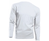T-shirt Hanes unisex long sleeve white